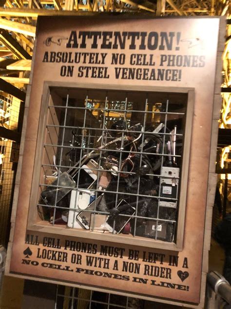 steel vengeance cell phone box|Cedar Point bans cell phones on Steel Vengeance .